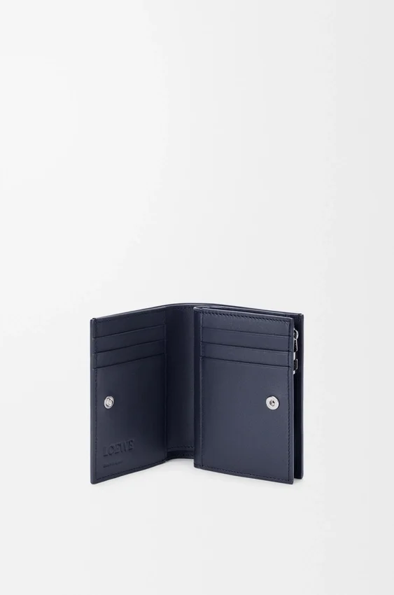 Anagram Compact Wallet in Pebble Grained Calfskin Anagram Compact Wallet in Pebble Grained Calfskin