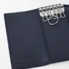 Anagram Key Case in Pebble Grained Calfskin
