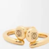 Anagram Pebble Mini Hoop Earrings in Sterling Silver