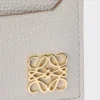 Anagram Plain Cardholder in Pebble Grained Calfskin