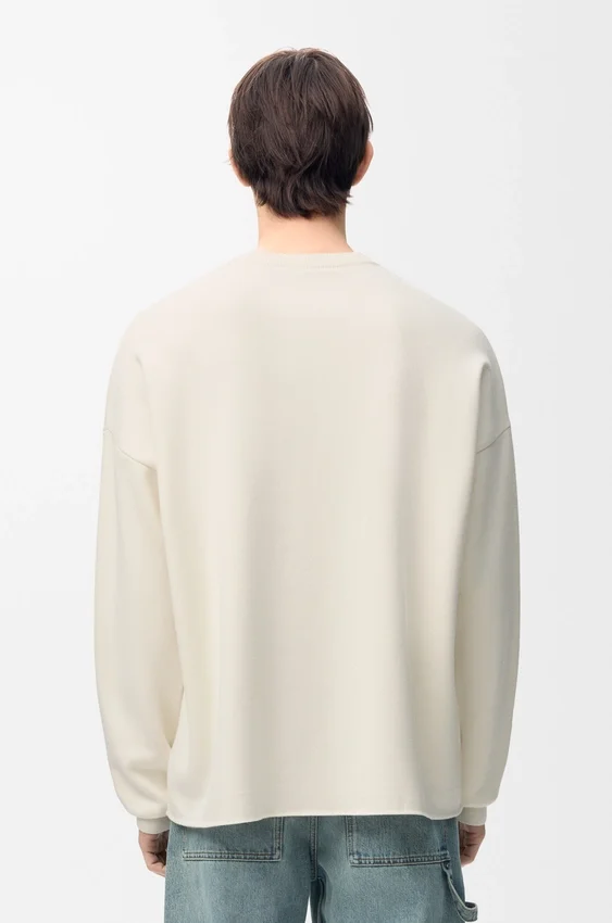 Anagram Pocket Sweater in Cotton Blend Anagram Pocket Sweater in Cotton Blend