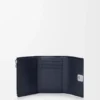 Anagram Small Vertical Wallet in Pebble Grained Calfskin