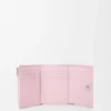 Anagram Small Vertical Wallet in Pebble Grained Calfskin