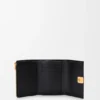 Anagram Small Vertical Wallet in Pebble Grained Calfskin