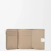 Anagram Small Vertical Wallet in Pebble Grained Calfskin