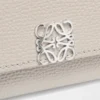 Anagram Small Vertical Wallet in Pebble Grained Calfskin
