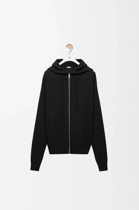 Anagram Zip-Up Hoodie in Wool Anagram Zip-Up Hoodie in Wool