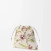 Artichoke Small Drawstring Pouch in Canvas