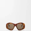 Beveled Pentagon Sunglasses