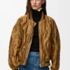 Bomber Jacket in Technical Fabric