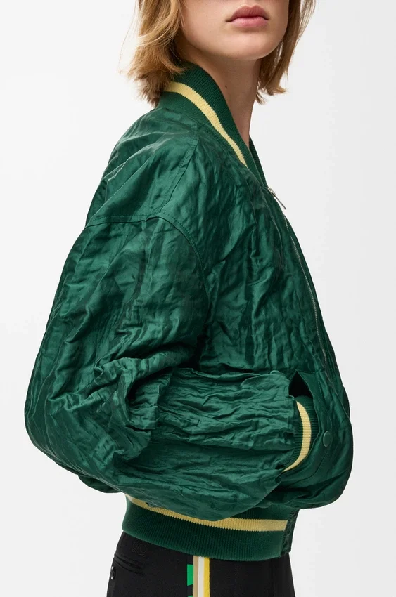 Bomber Jacket in Technical Fabric Bomber Jacket in Technical Fabric