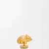 Chameleon Pin in Brass