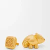 Chameleon Pin in Brass