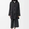 Coat in Wool and Cashmere