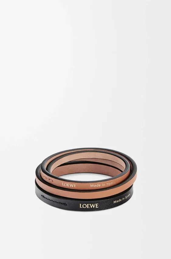 Double Bangle Set in Classic Calfskin Double Bangle Set in Classic Calfskin