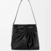 Draped Tote in Mellow Nappa Lambskin