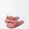 Flamenco Knot Mule in Lambskin