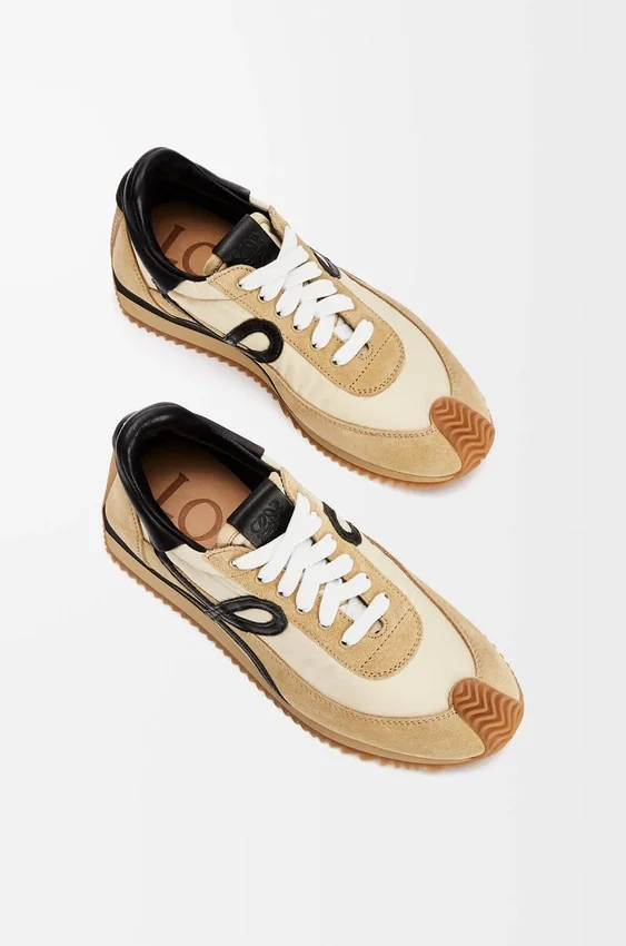 Flow Runner in Nylon and Suede Flow Runner in Nylon and Suede