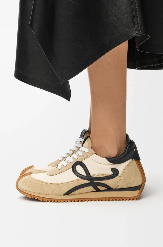 Flow Runner in Nylon and Suede Flow Runner in Nylon and Suede