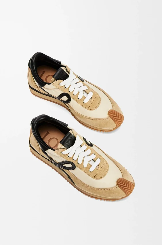 Flow Runner in Nylon and Suede Flow Runner in Nylon and Suede