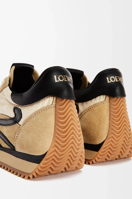 Flow Runner in Nylon and Suede Flow Runner in Nylon and Suede