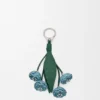 Flower Charm in Classic Calfskin