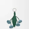 Flower Charm in Classic Calfskin