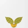 Flower Pin in Calfskin