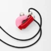 Hanging Acrobat Necklace in Sterling Silver and Enamel