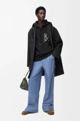 Relaxed Fit Hoodie in Cotton
