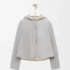 Hooded Jacket in Shearling