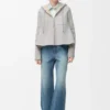 Hooded Jacket in Shearling