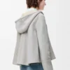 Hooded Jacket in Shearling