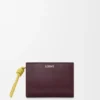 Knot Compact Wallet in Shiny Nappa Calfskin