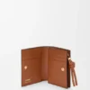 Knot Compact Wallet in Shiny Nappa Calfskin