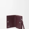 Knot Compact Wallet in Shiny Nappa Calfskin