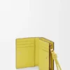 Knot Compact Wallet in Shiny Nappa Calfskin