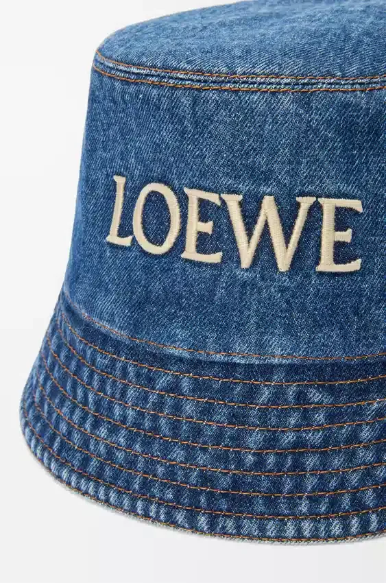 Loewe Bucket Hat in Denim Loewe Bucket Hat in Denim