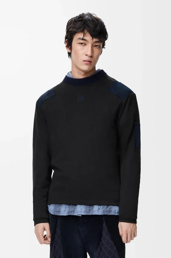 Long Sleeve Top in Cotton Blend Long Sleeve Top in Cotton Blend