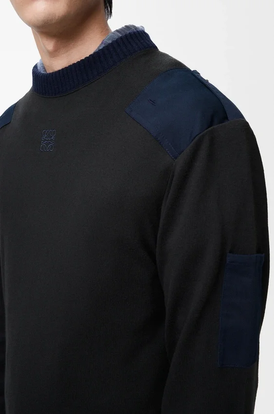 Long Sleeve Top in Cotton Blend Long Sleeve Top in Cotton Blend