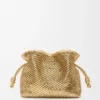 Medium Flamenco Clutch in Laminated Lambskin