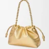 Medium Flamenco Purse in Laminated Lambskin