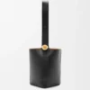Medium Pebble Bucket in Smooth Calfskin
