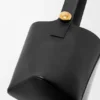 Medium Pebble Bucket in Smooth Calfskin