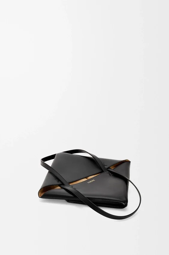 Medium Puzzle Fold Tote in Shiny Calfskin Medium Puzzle Fold Tote in Shiny Calfskin