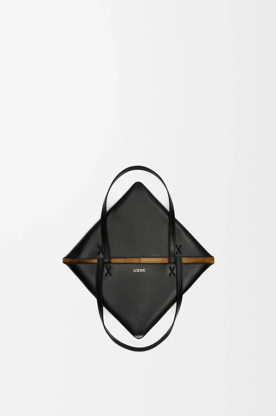 Medium Puzzle Fold Tote in Shiny Calfskin Medium Puzzle Fold Tote in Shiny Calfskin