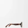 Mini Anagram Oval Sunglasses