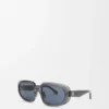 Mini Anagram Steps Rectangular Sunglasses