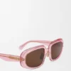 Mini Anagram Steps Rectangular Sunglasses