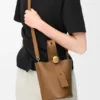 Mini Pebble Bucket in Smooth Calfskin